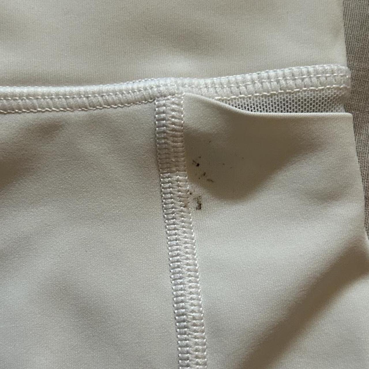 aerie white biker shorts