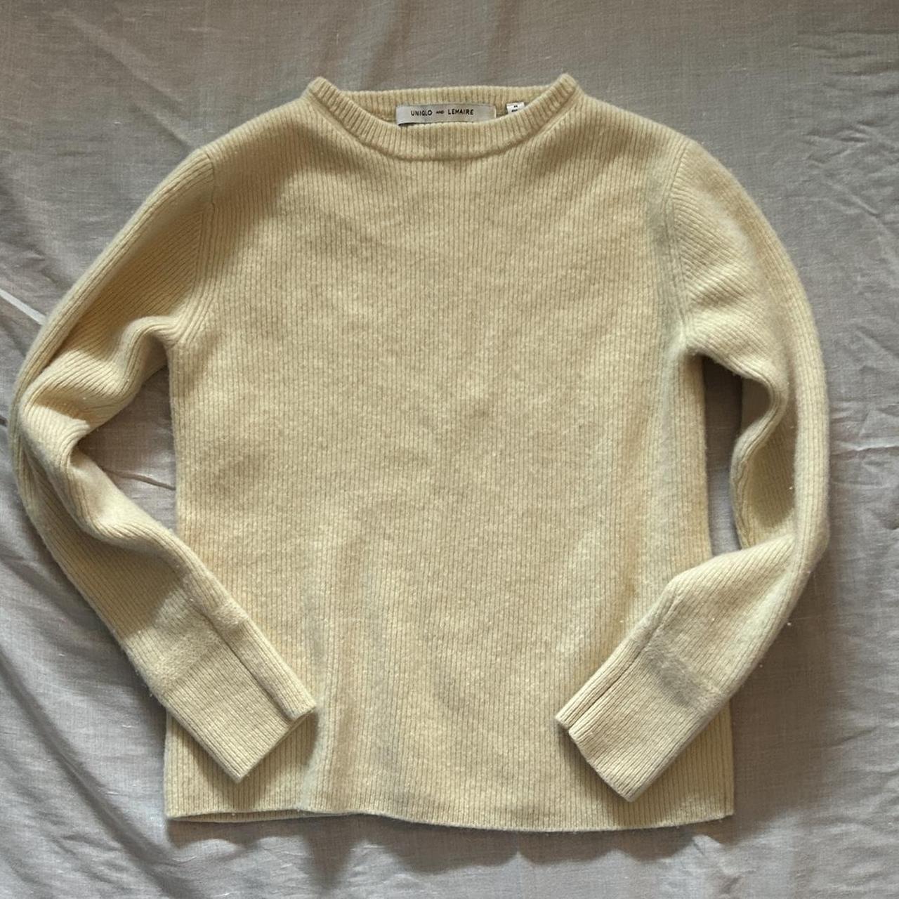 uniqlo x lemaire sweater i thrifted this and it no... - Depop