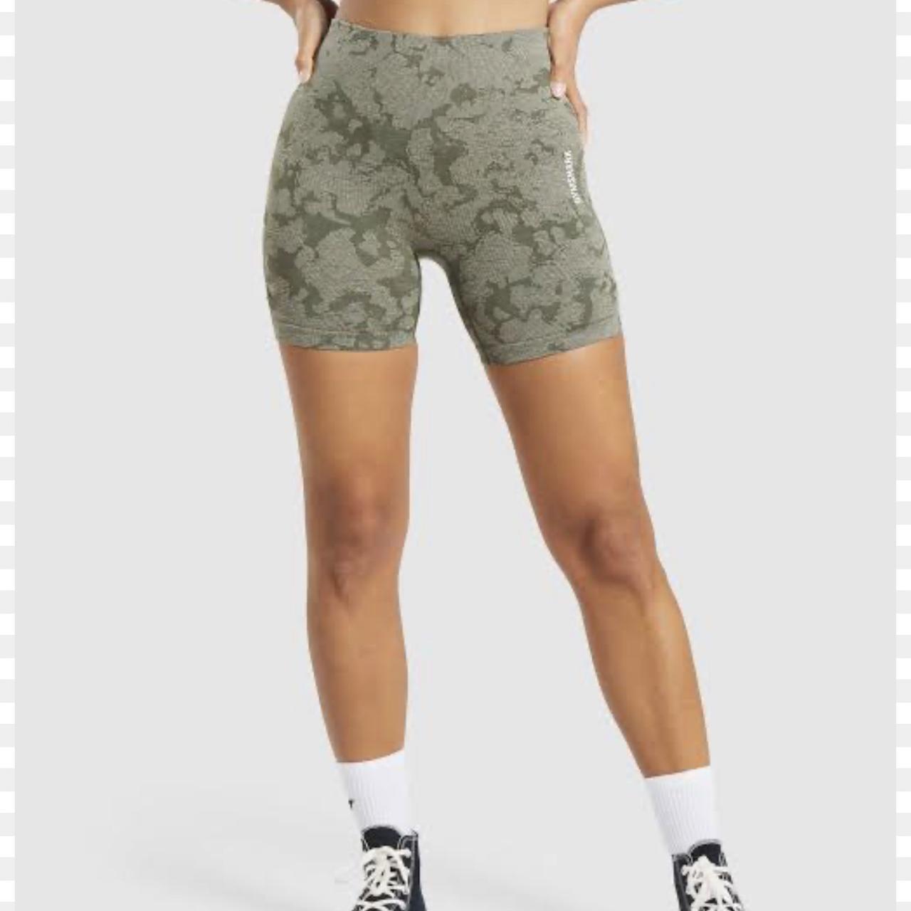 Gymshark adapt camo seamless shorts. Just don't wear - Depop