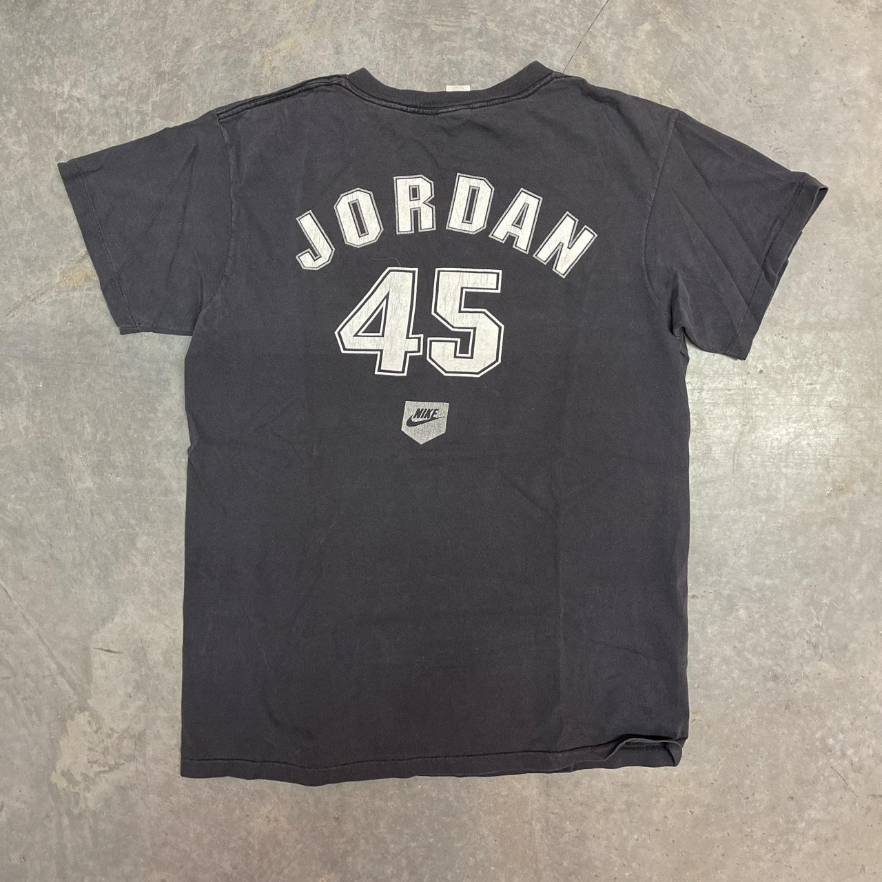 Vintage Michael Jordan baseball shirt Has fading - Depop