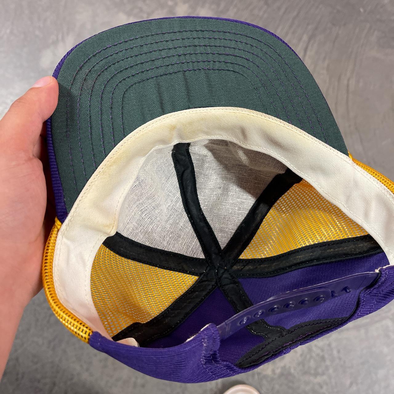 Vintage Minnesota Vikings Trucker Hat With Rope In - Depop