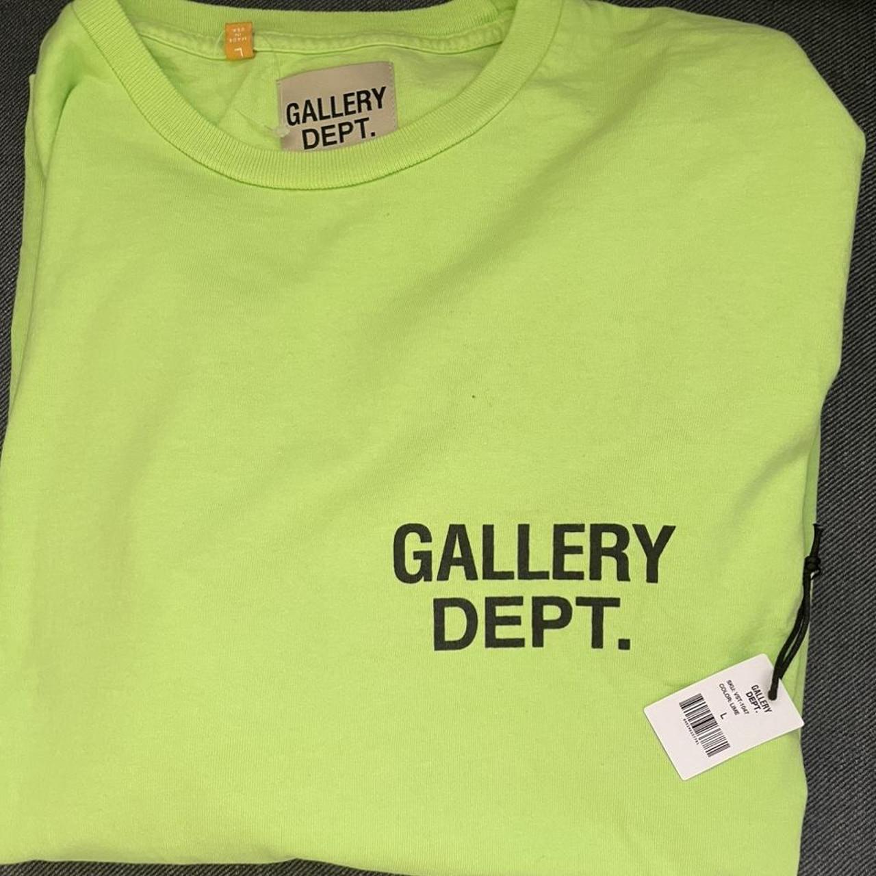 Gallery Dept Shirt orders Tee Lime Green