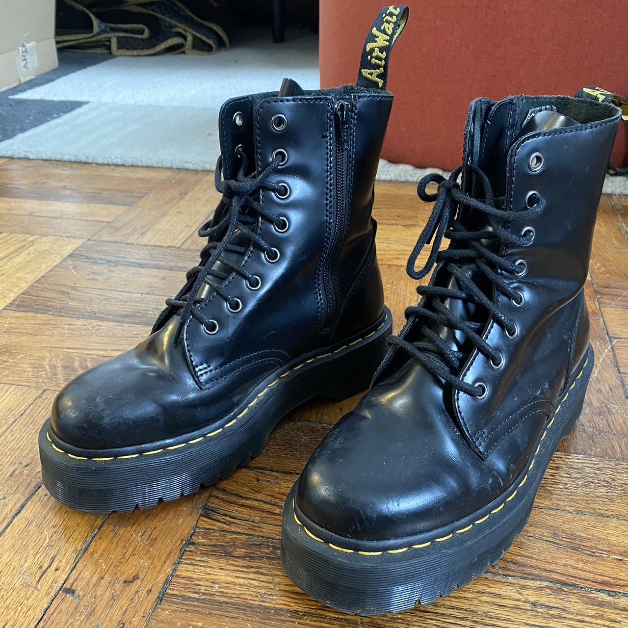 doc marten’s Jadon platform boots. only worn for a... - Depop