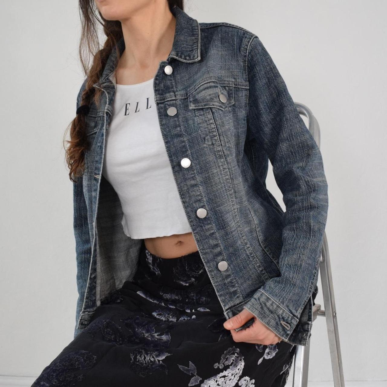 vintage】 90s 00s grey denim jacket