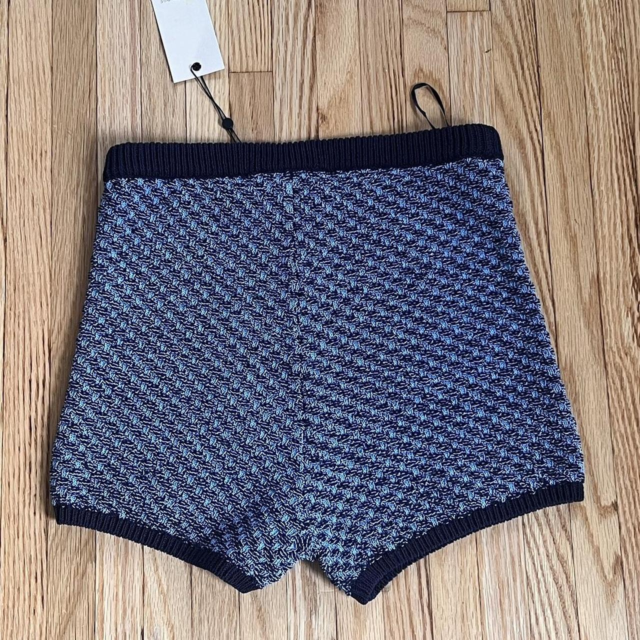 Bec + Bridge blue knit shorts - Depop