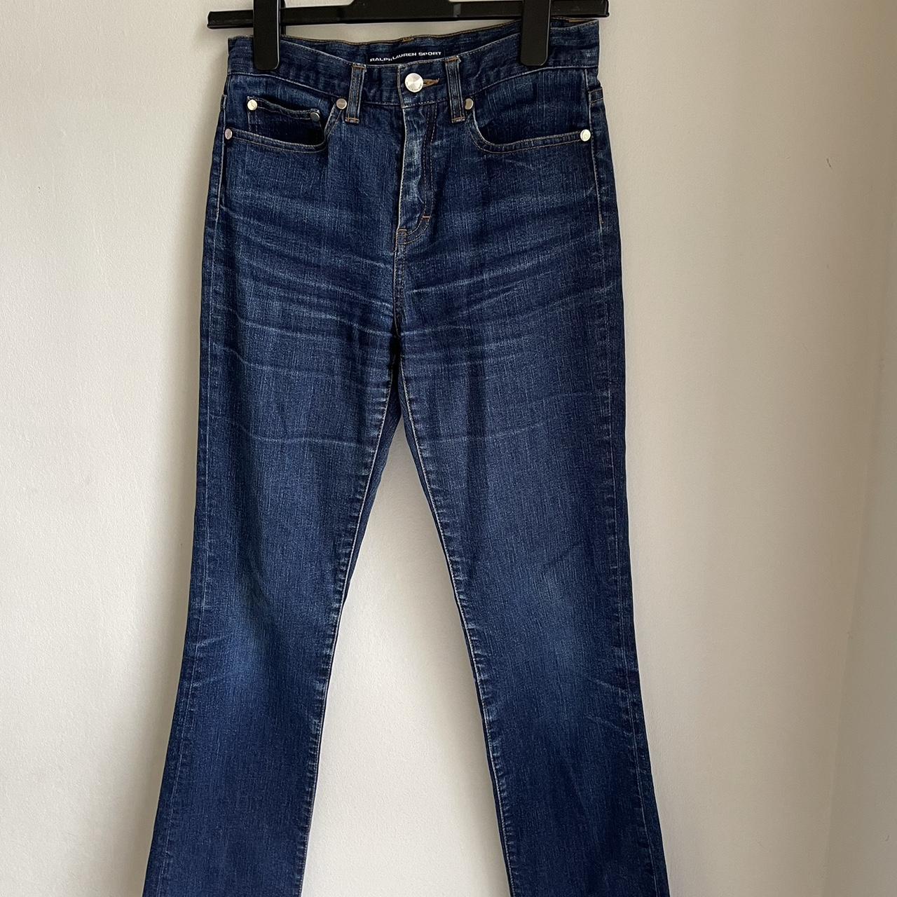 Ralph Lauren Women's Blue and Navy Jeans | Depop