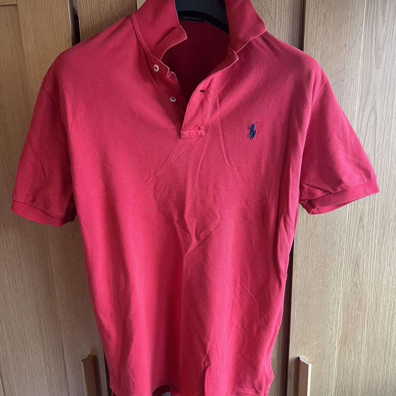 Red Ralph Lauren Polo Shirt Size S Men’s but fits M... - Depop