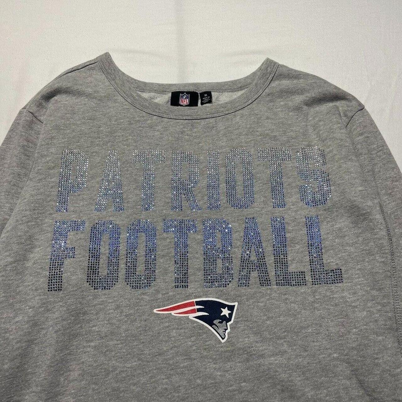 Nfl New England patriots hoodie Navy / red Womens - Depop