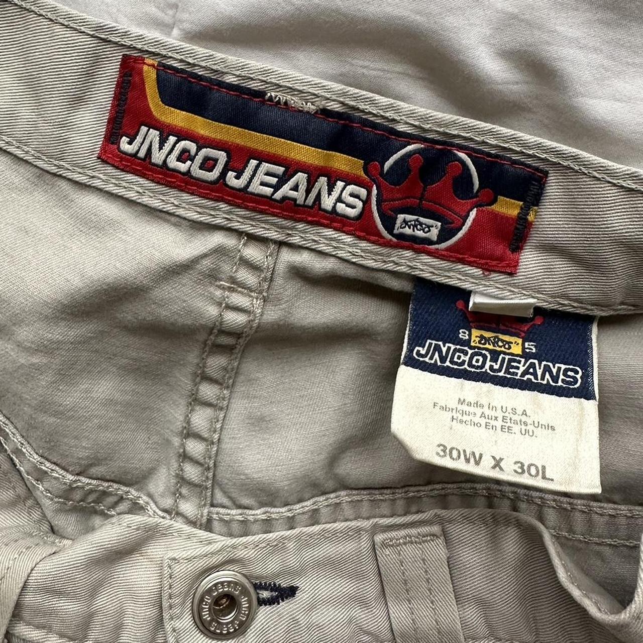 JNCO Mens Cream and Tan Jeans | Depop