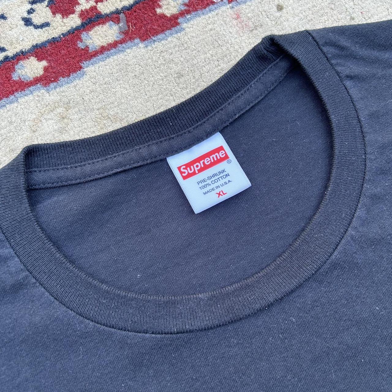 Supreme Men's Black T-shirt | Depop