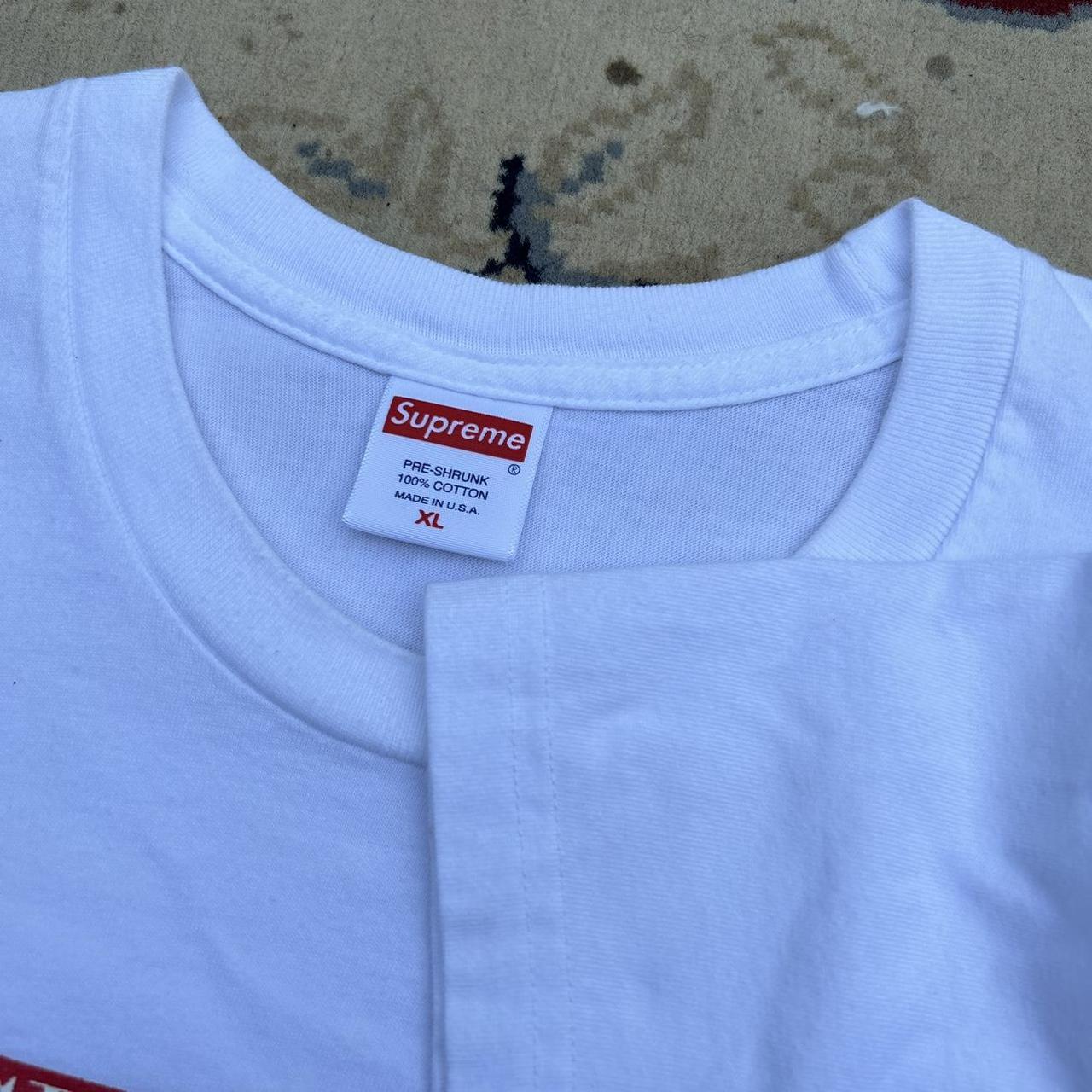 Supreme Men's White T-shirt | Depop