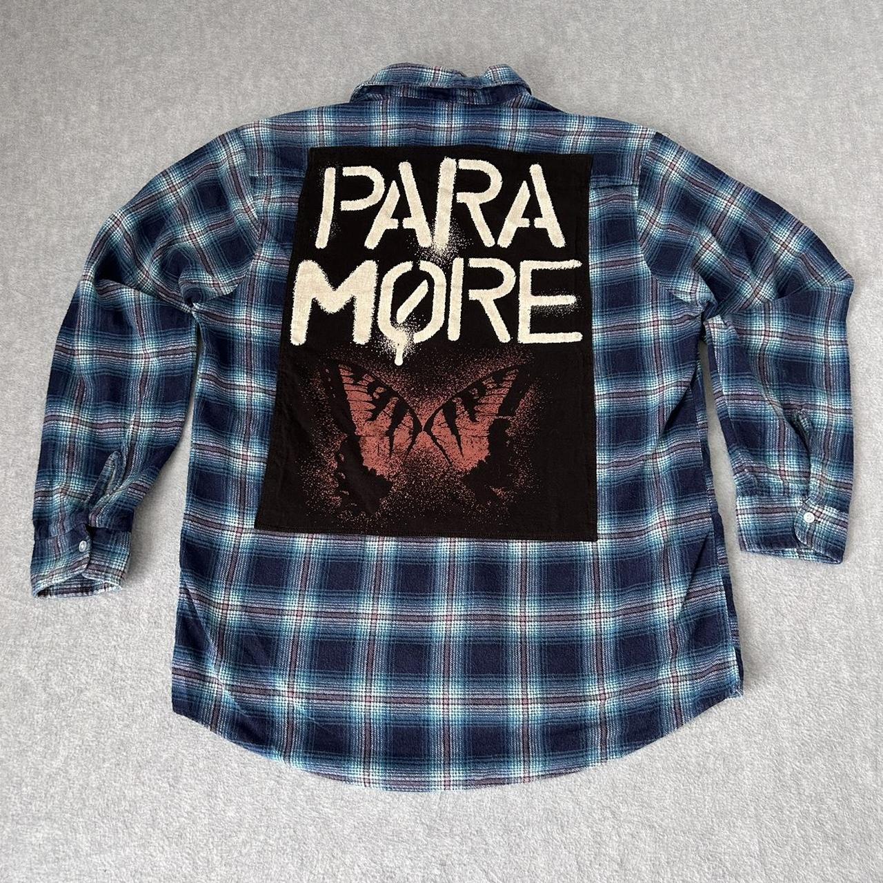 Paramore Vintage Flannel 90s plaid... - Depop