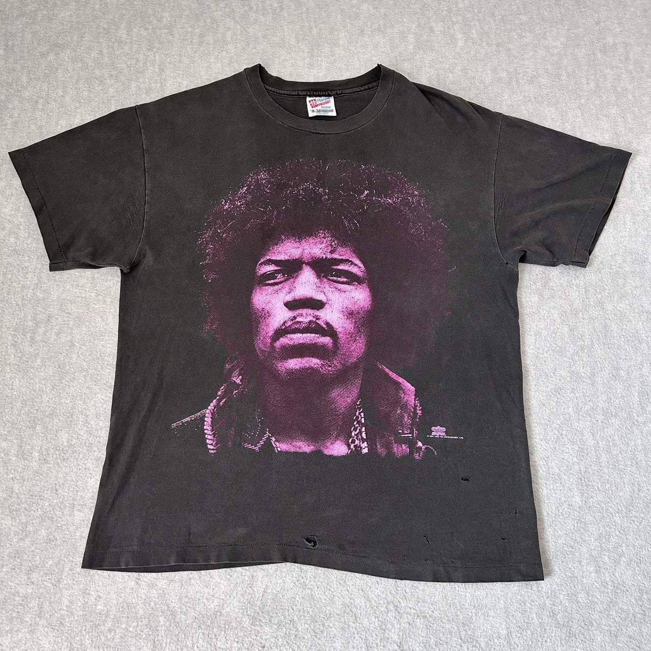 Vintage Jimi Hendrix 90s shirt Winterland Single... - Depop