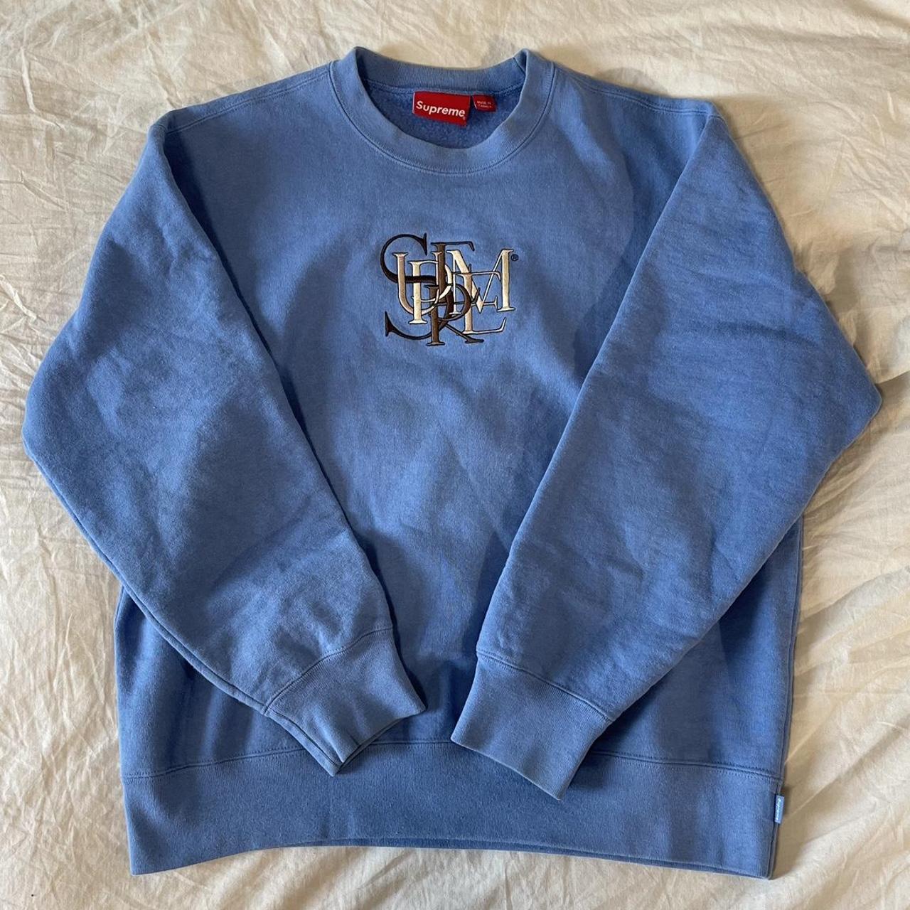 SUPREME overlap crewneck (SS22), -Size S but fits...