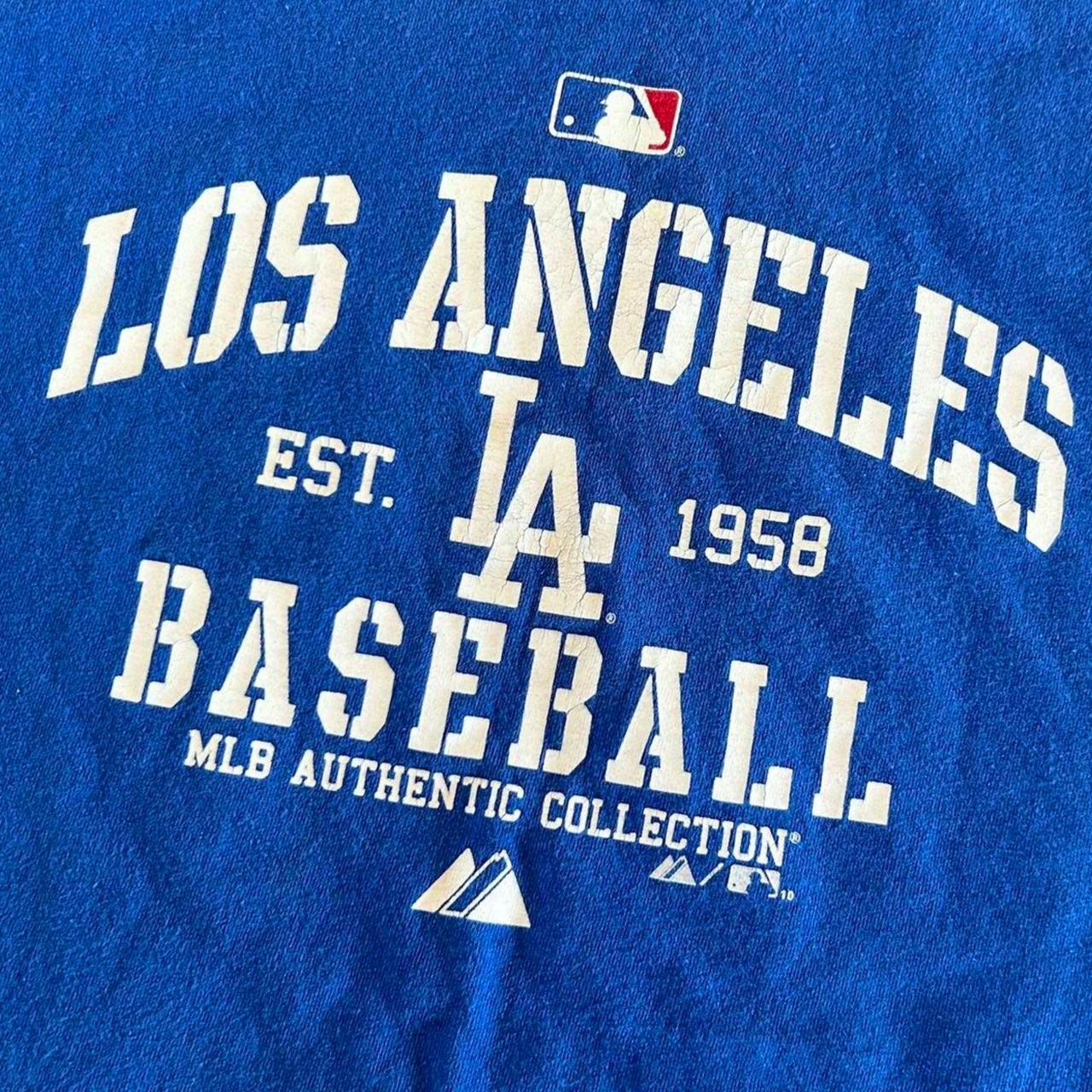 Vintage MLB Majestic LA Dodgers T-Shirt #dodgers - Depop