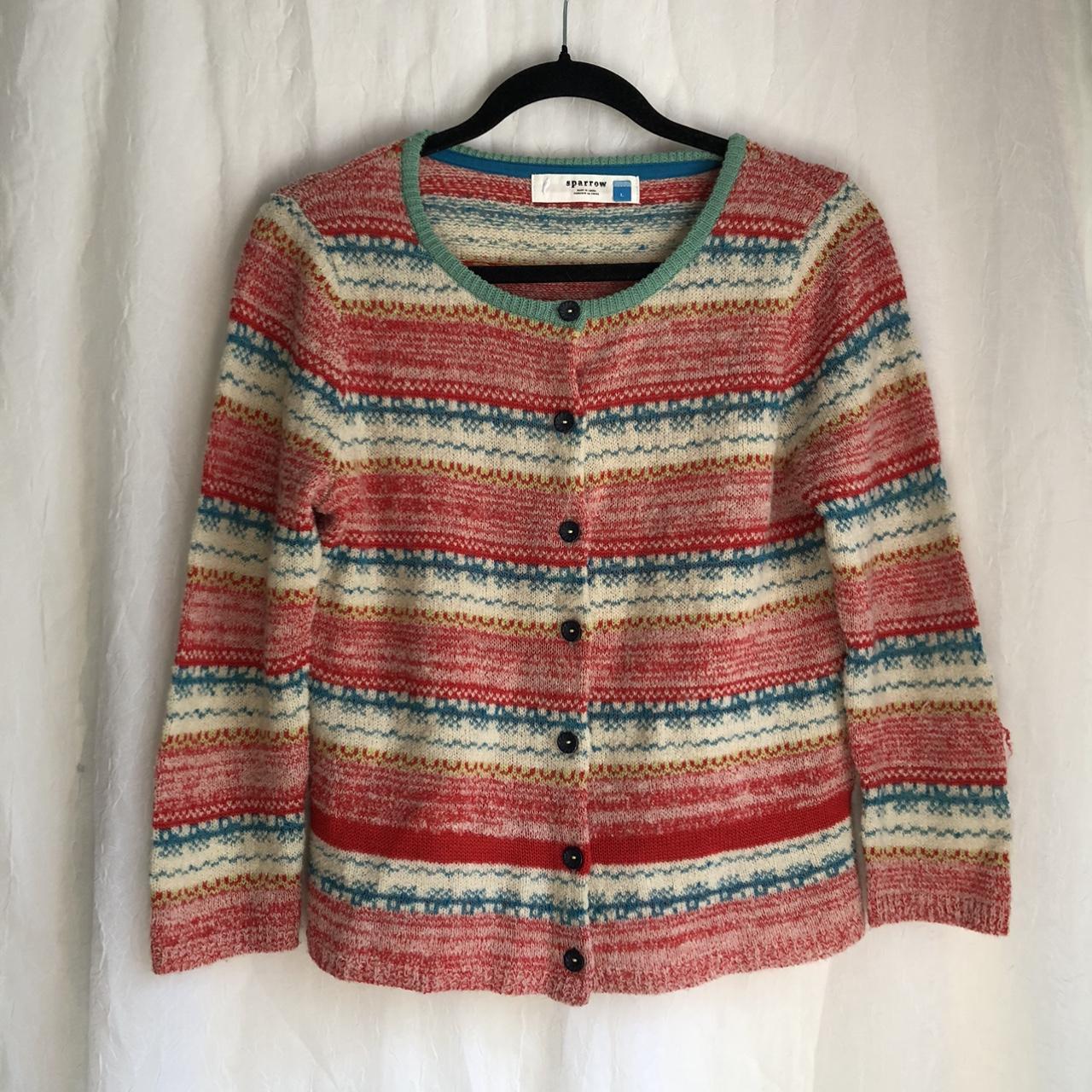 Anthropologie Women's Multi Cardigan | Depop