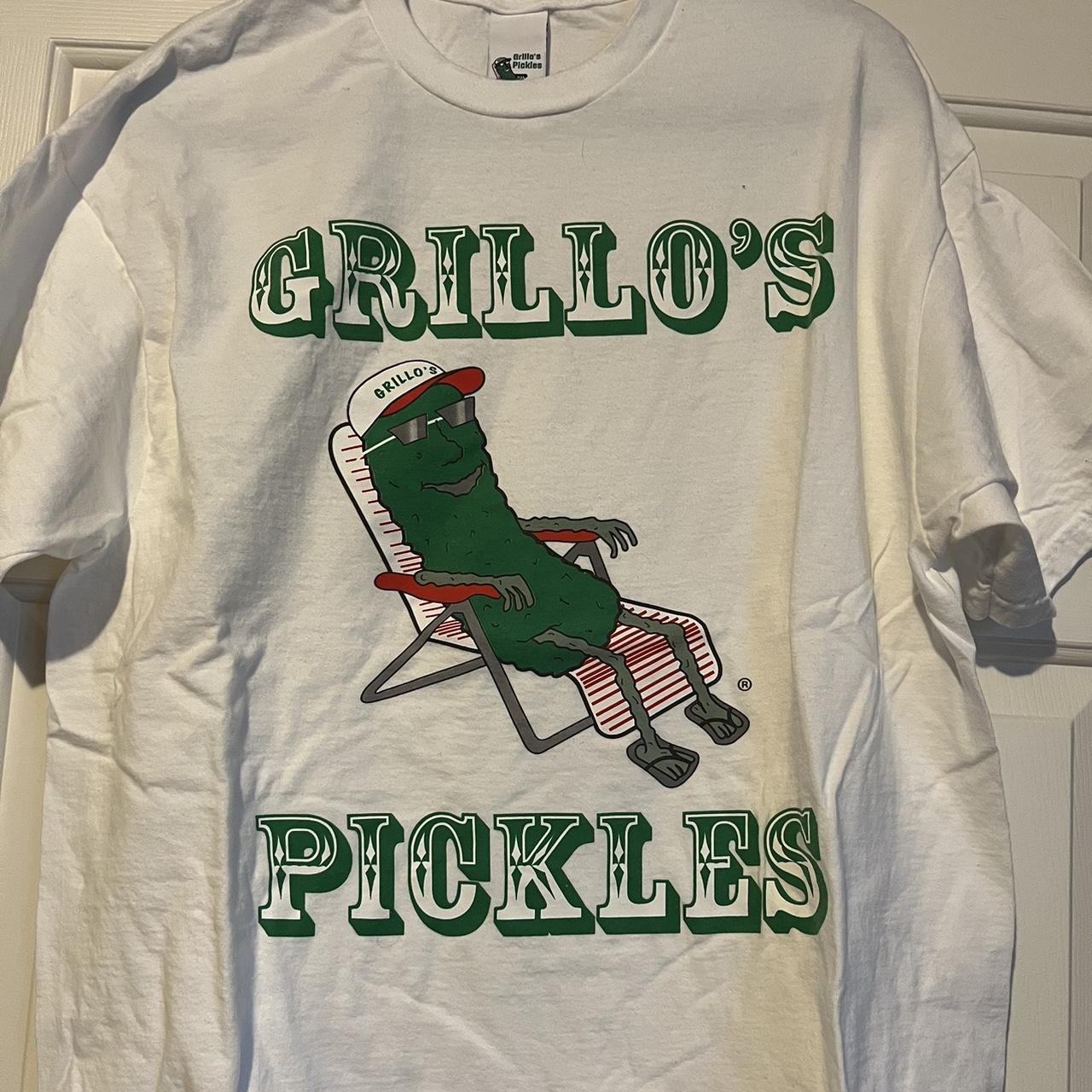 Grillo’s Pickles tshirt. Worn a few times but still... - Depop