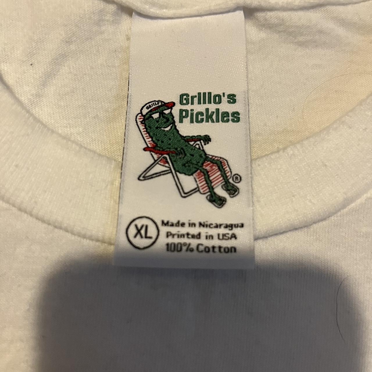 Grillo’s Pickles tshirt. Worn a few times but still... Depop