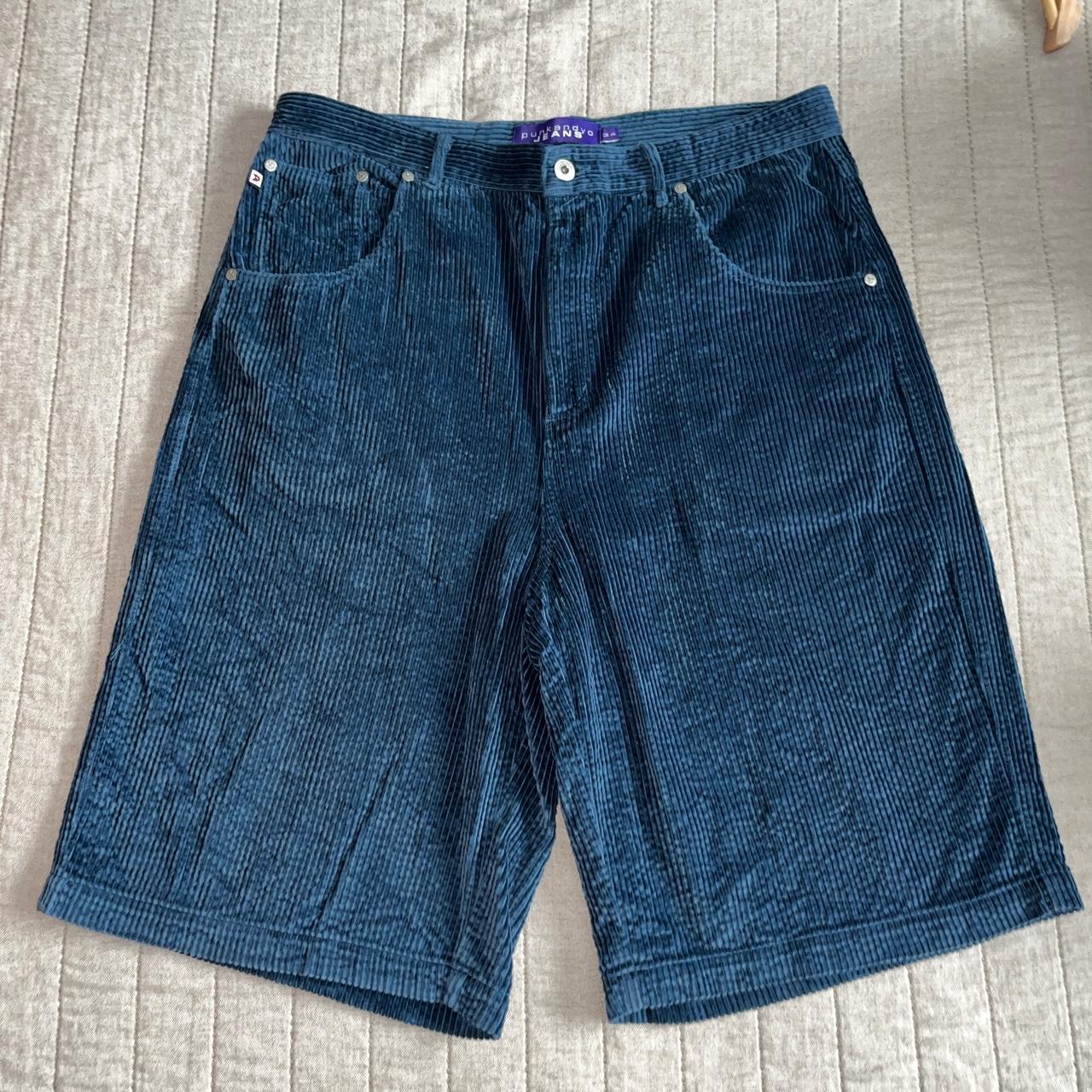 Punk & Yo Corduroy Jorts , (Punk and Yo), Color: Blue...