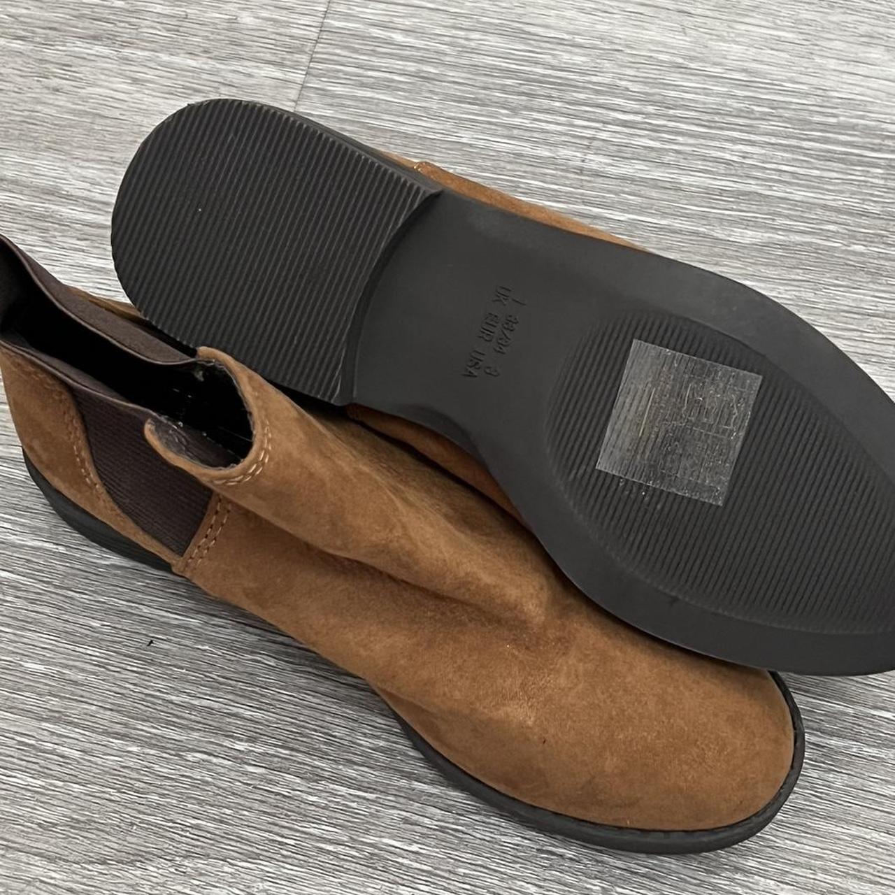 Primark Tan and Brown Boots Depop