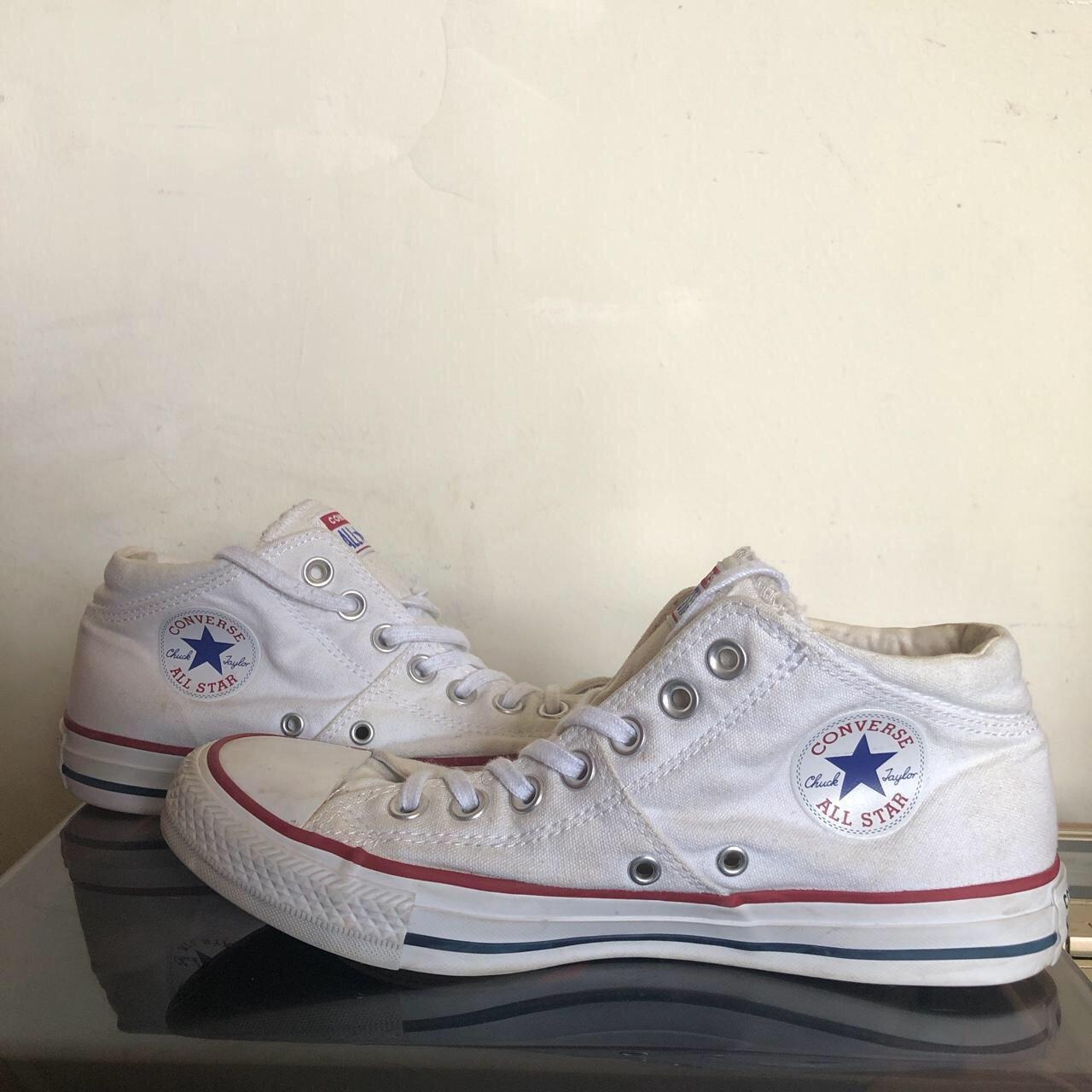 Mid calf clearance high top converse