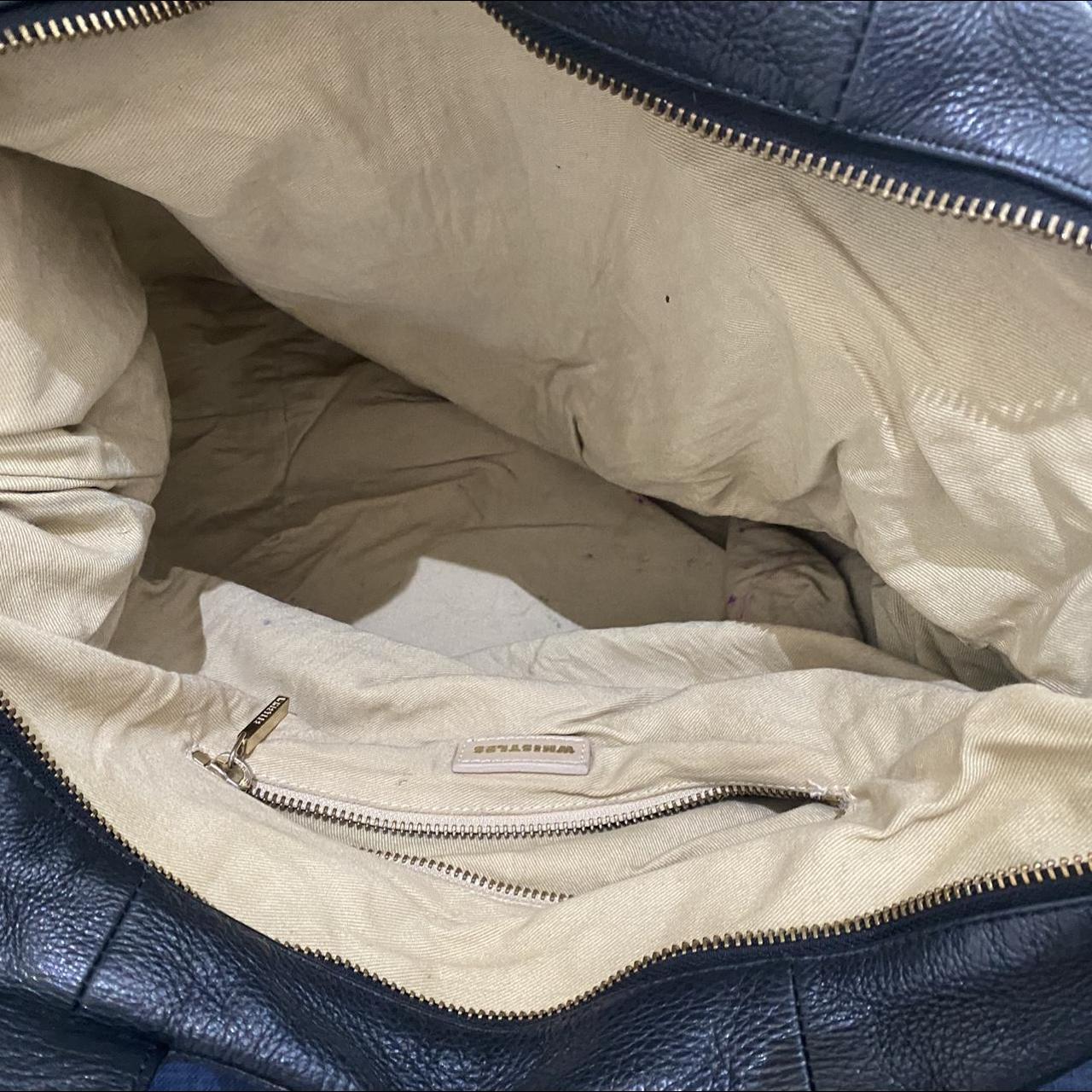 Large black Whistles handbag/shoulder bag. Bag used... Depop