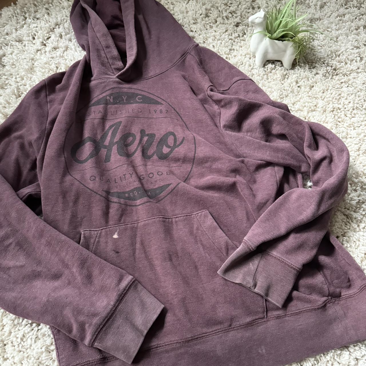 Aeropostale aero maroon burgundy oversized street