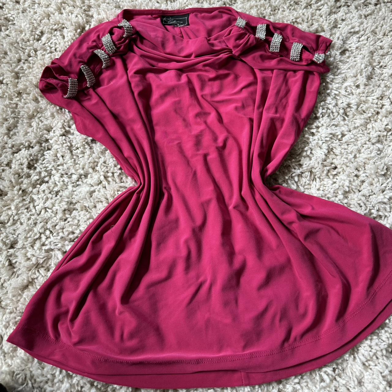 Dress Barn collection, hot pink bling