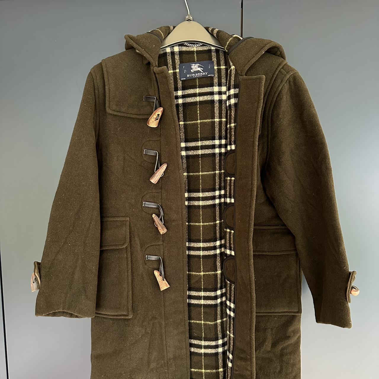 Vintage burberry duffle on sale coat