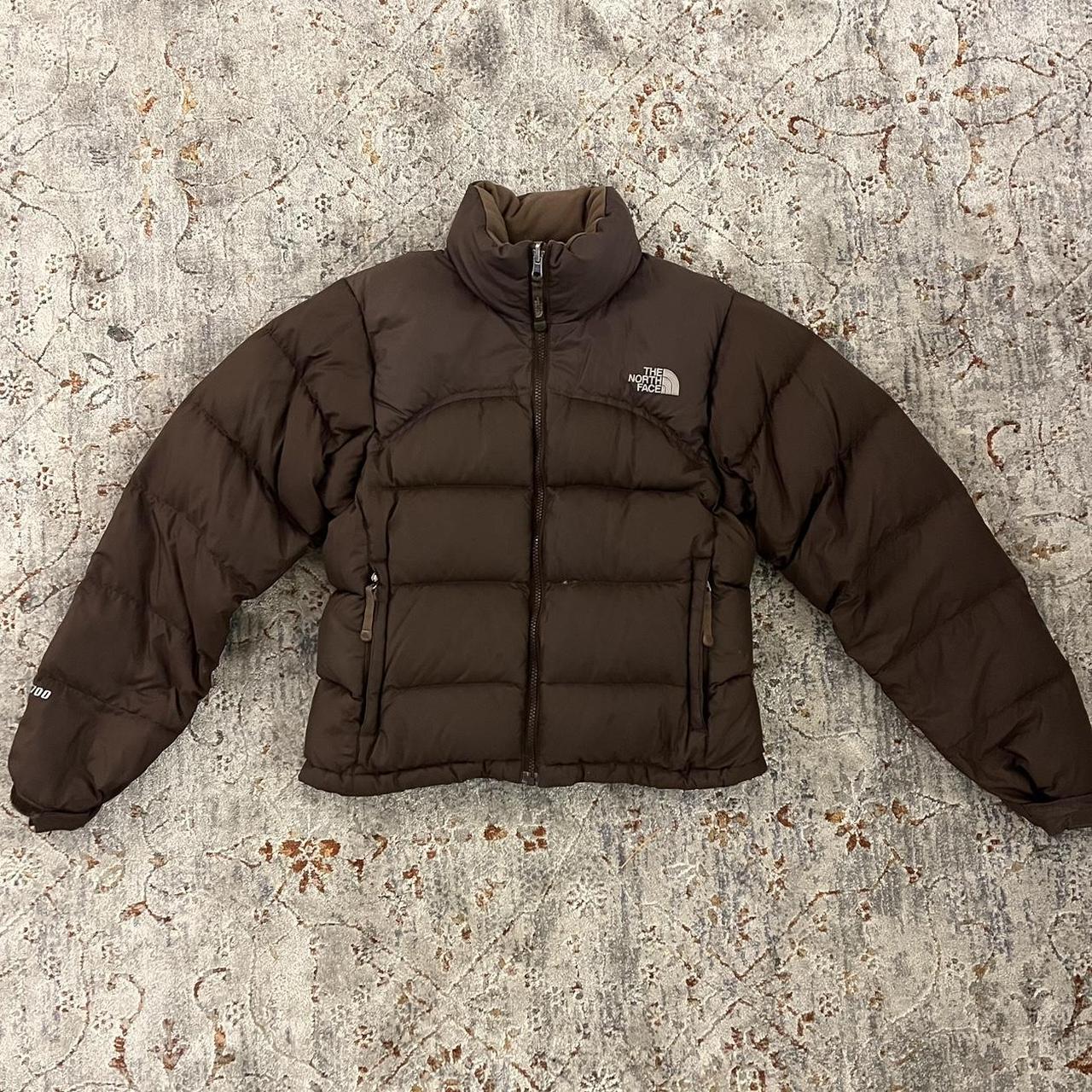 Brown North Face Puffer Jacket 700! Women’s size XS.... - Depop