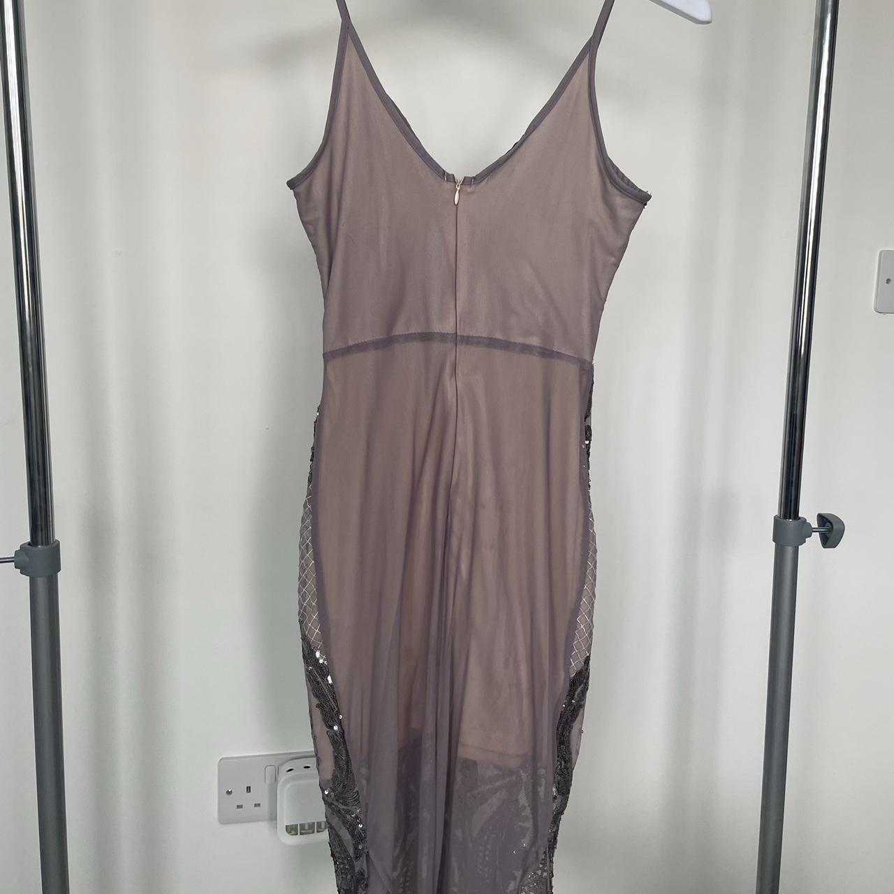 Quiz purple sequin mesh dress. Worn a few times.... Depop