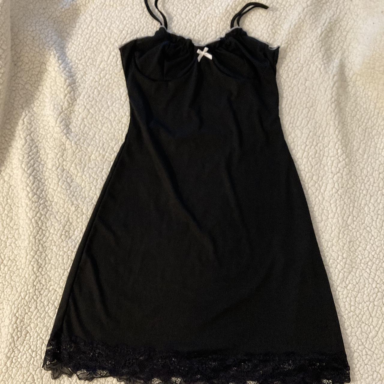 Romwe Women's Black Dress | Depop