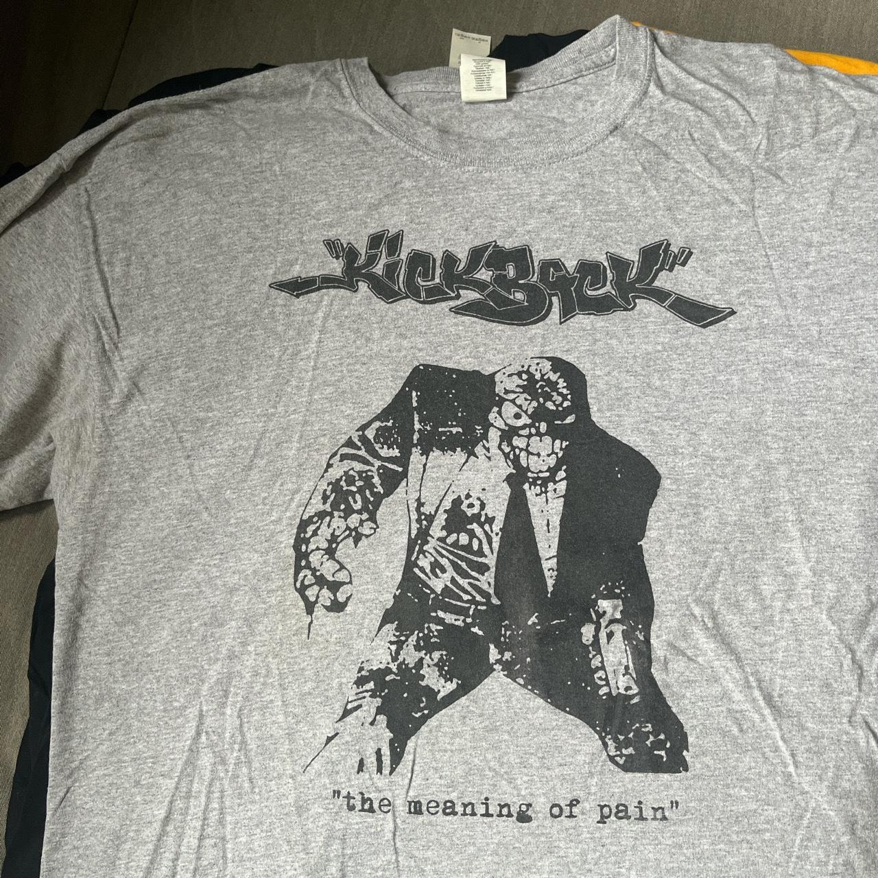 Free Shipping KICKBACK Meaning Of Pain Demo Tshirt Depop