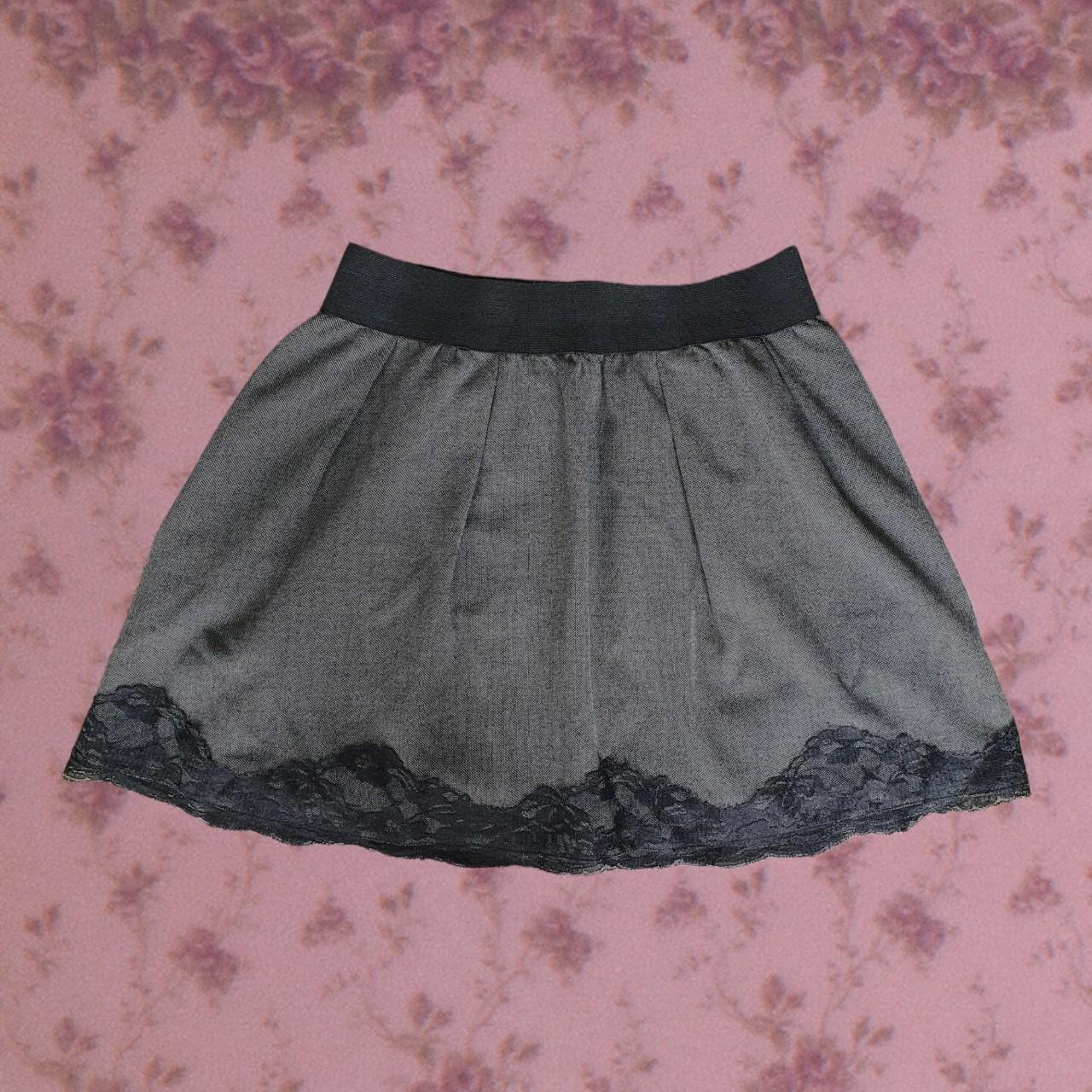 Vintage-Style Mini Skirt High-waist short skirt,... - Depop
