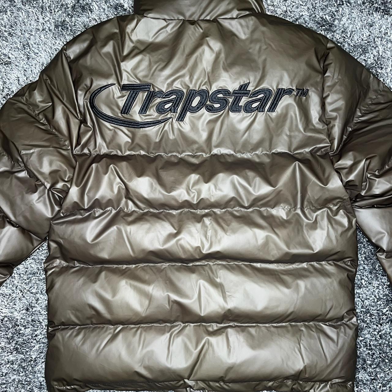 Trapstar coat Heat reactive Olive & Yellow Size... Depop