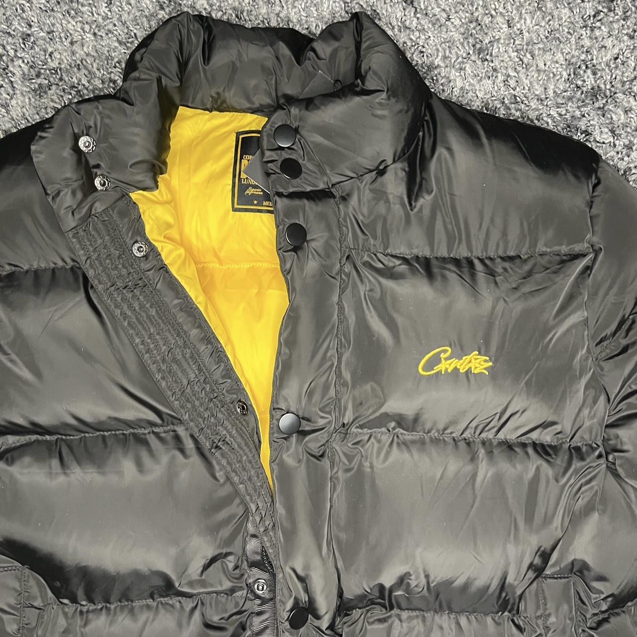 Corteiz Bolo Jacket Black / Yellow Size Medium Can | Depop