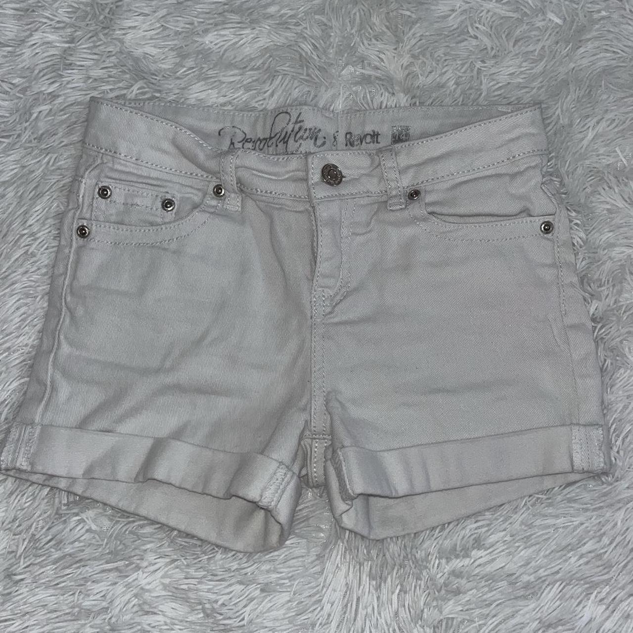 Women's White Shorts Depop