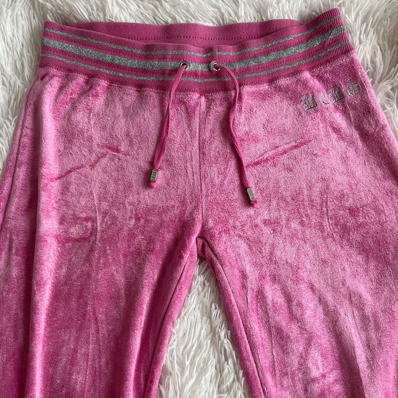 ICONIC rare velour pink bcbg tracksuit pants w... - Depop