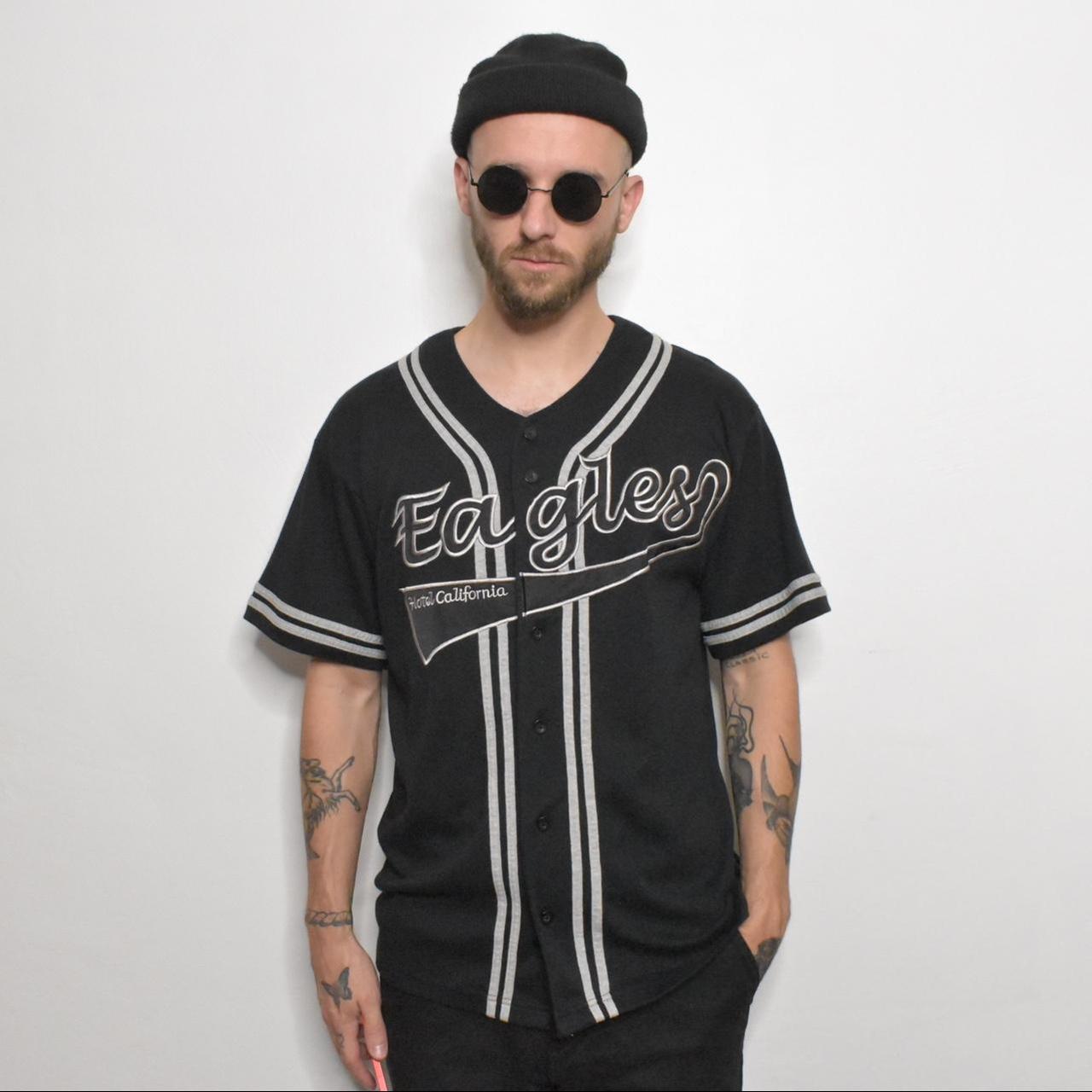 Eagles Black Baseball Jersey