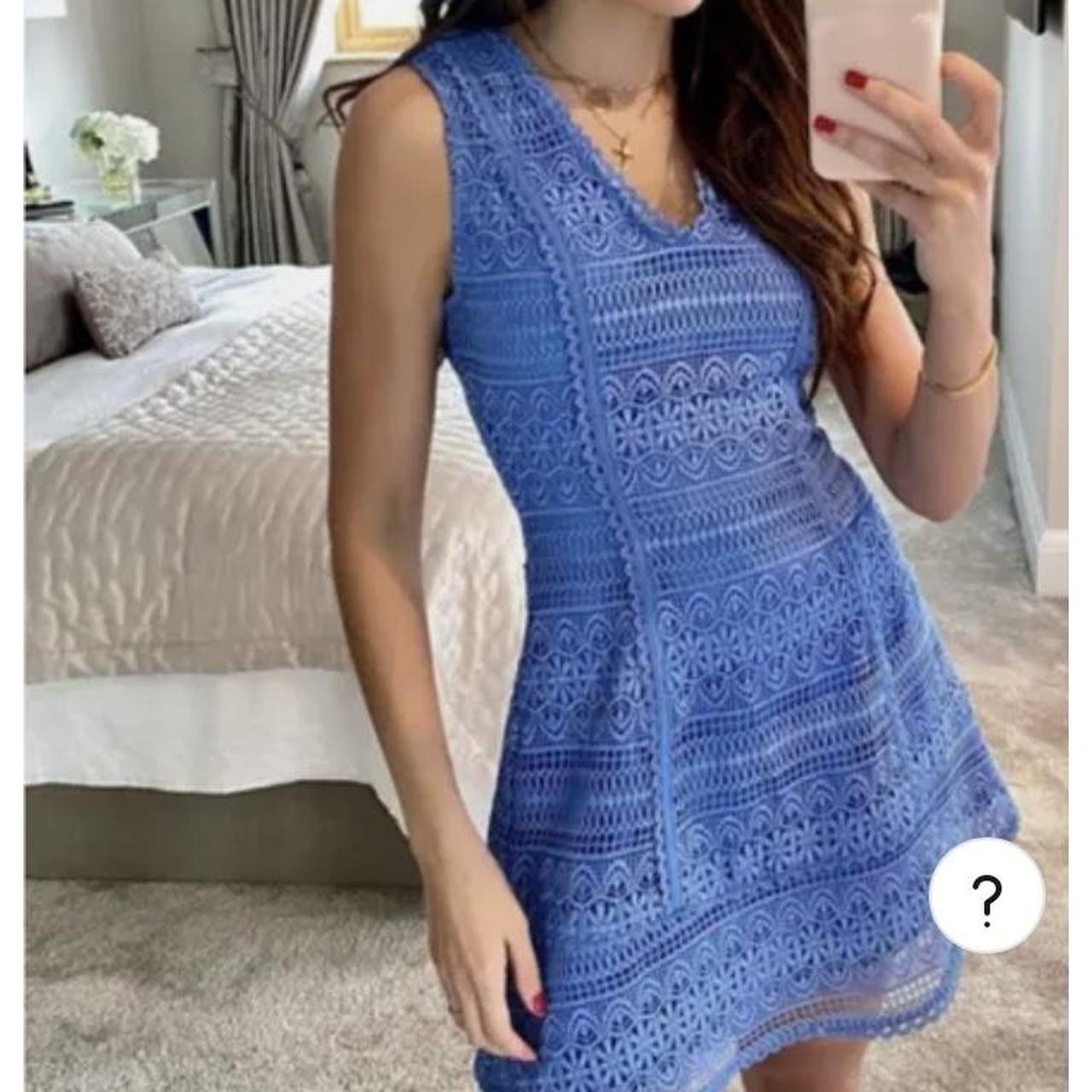 Michelle Keegan little woods blue mini dress Depop