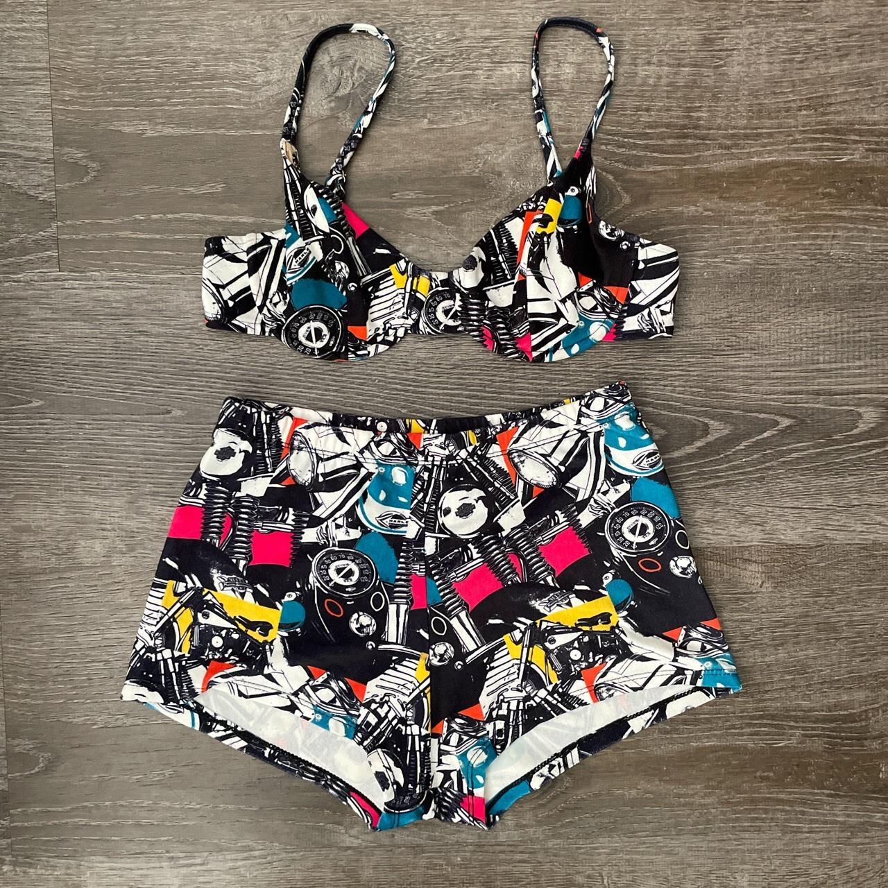 Harley Davidson custom swimsuit Handmade Harley... Depop
