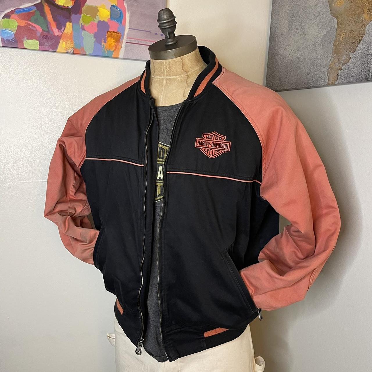 90s Harley Davidson Bomber Jacket | Depop
