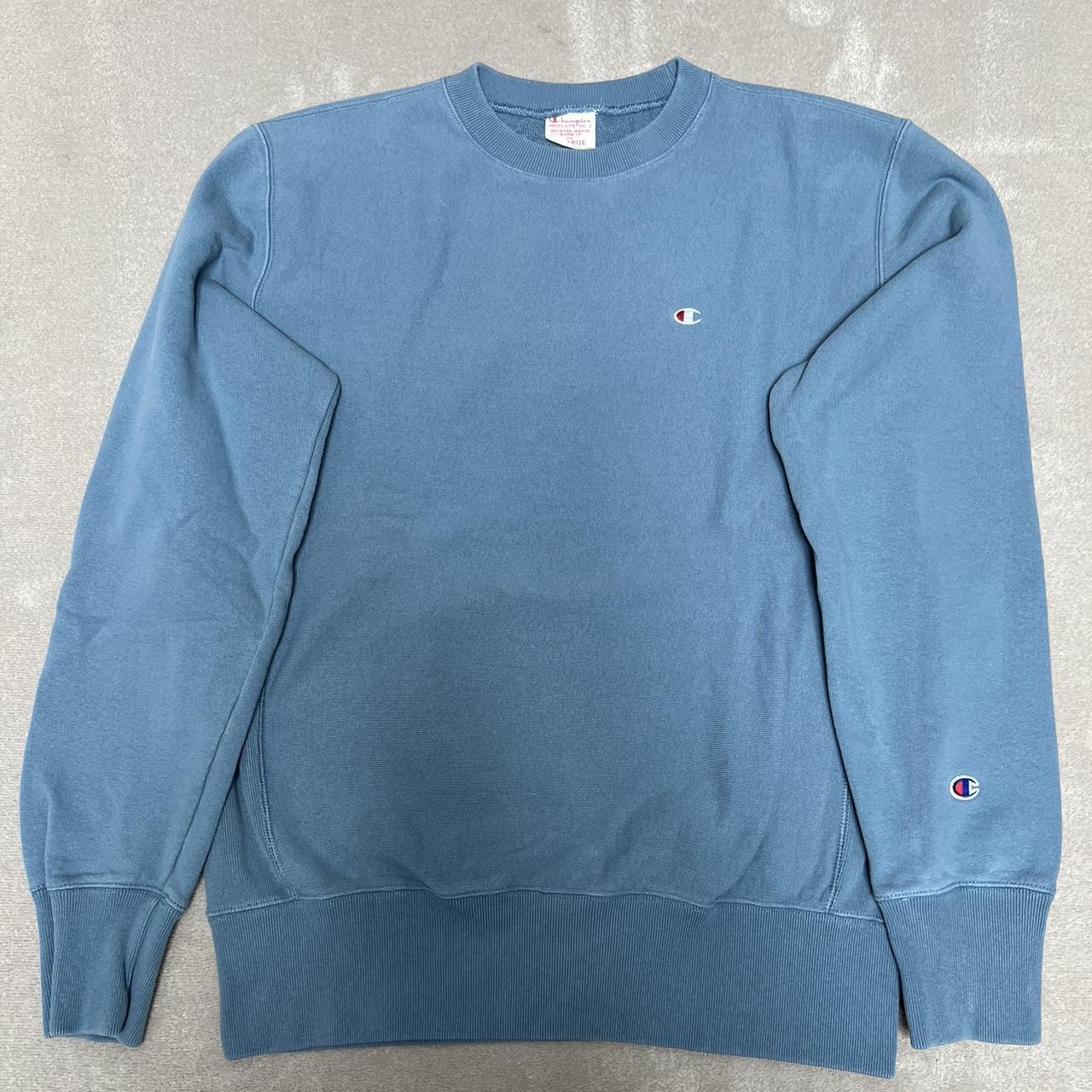 Champion sweater baby shop blue xl