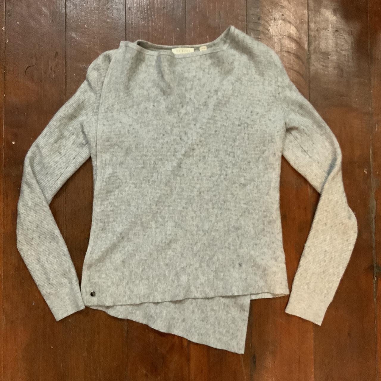 Ted Baker Women's Grey Jumper | Depop