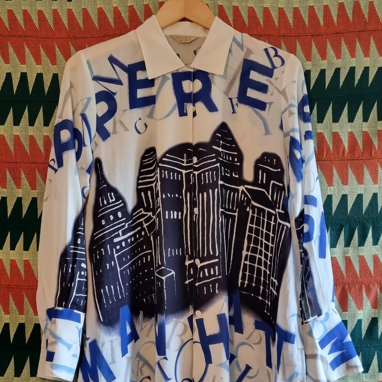 Vintage Russell New York Giants 3/4 sleeve shirt in - Depop