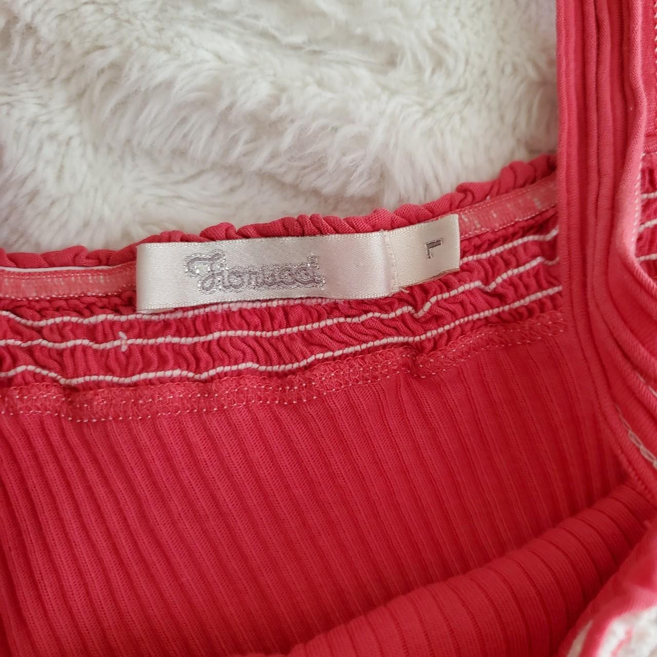 Fiorucci Women's Orange and Pink Vest (7)
