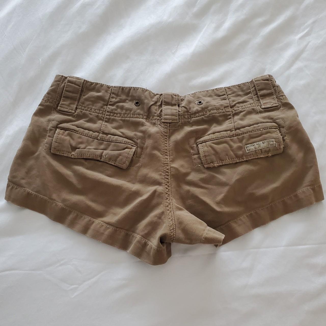 American eagle khaki shorts womens sale