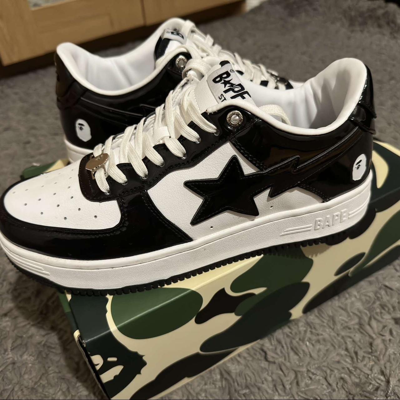 Bape Sta Low Black Bought 2 years ago but worn only... - Depop