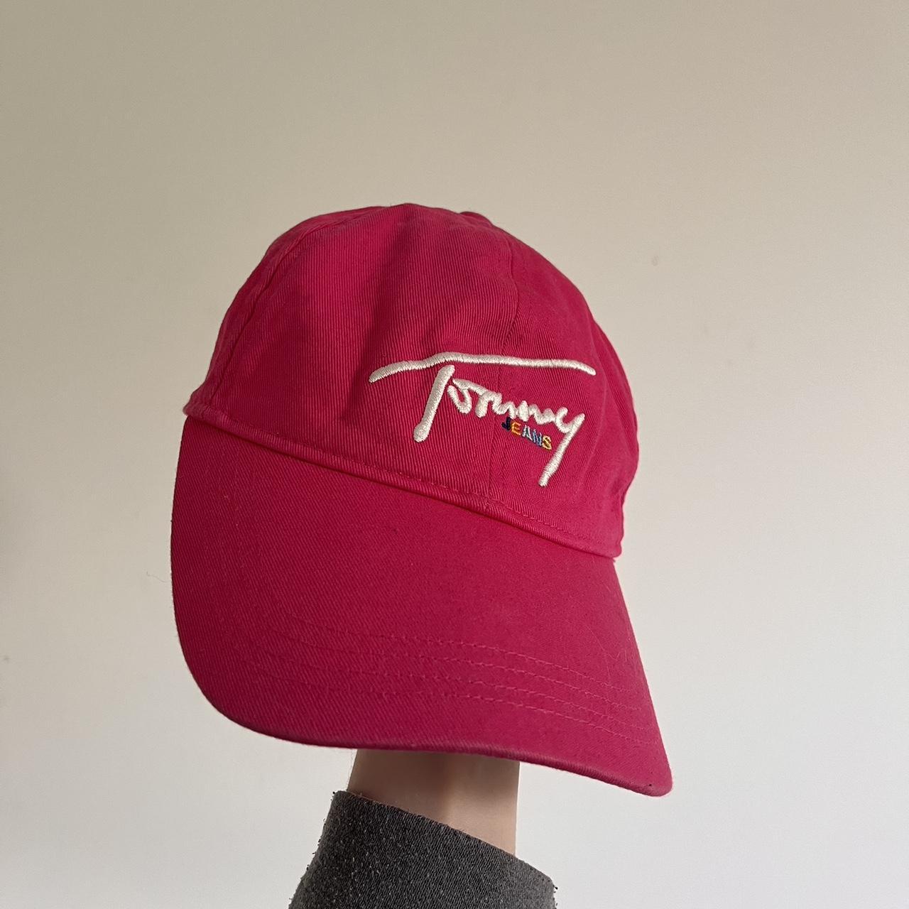 Pink Tommy Hilfiger Cap #tommyhilfiger #cap #hat... - Depop