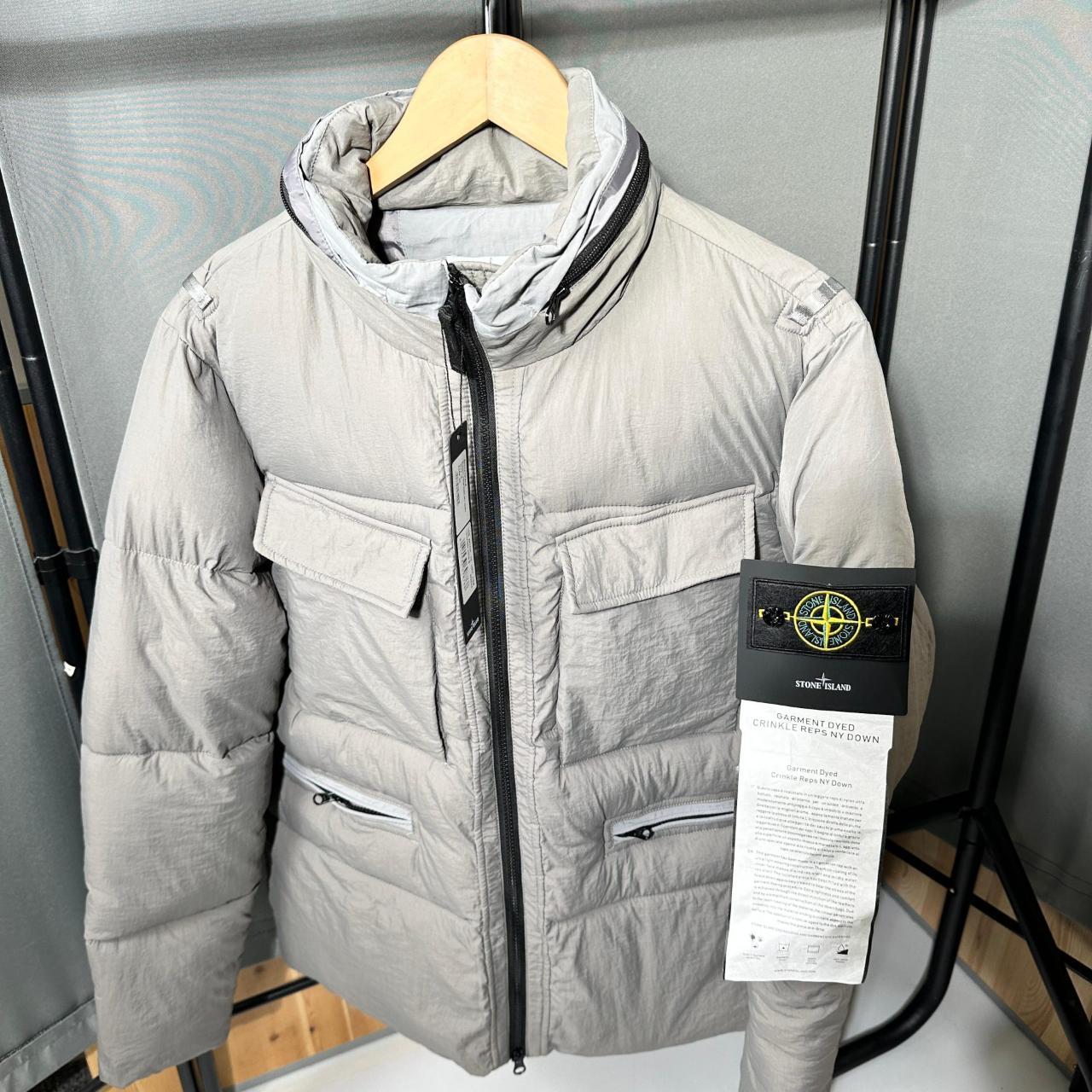 Stone island clearance white coat